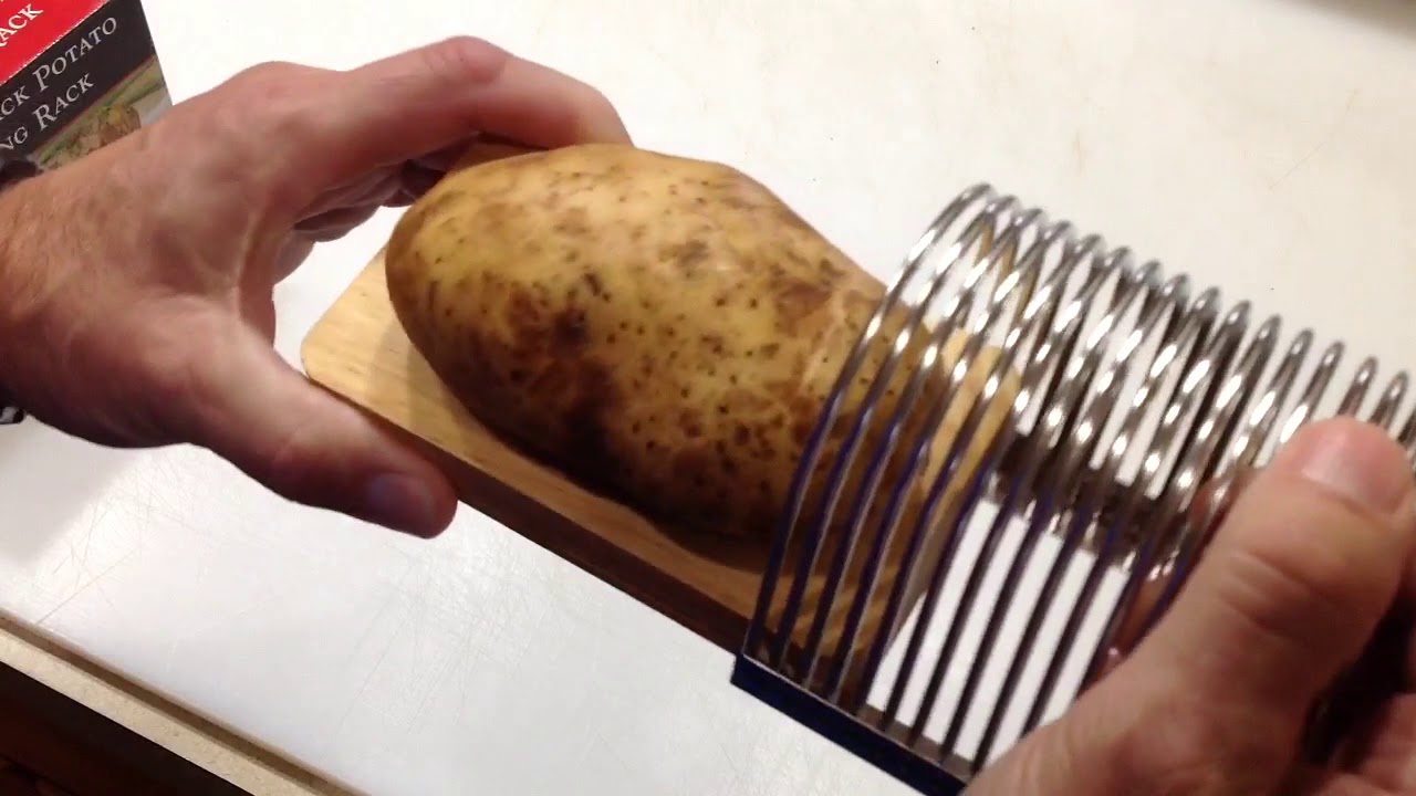 Hasselback Potato Slicer Review! Awesome New Cooking Accessory! 