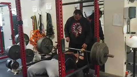 475lbs for reps w/board @MikeWestFitness