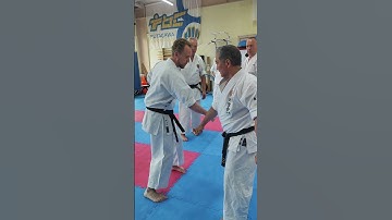 Kote Kitae (forearm hardening) Uechi Ryu Karate seminar Sensei Arakaki Shozen / Uechi ryu karate
