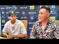 Jaime Munguia &amp; Oscar De La Hoya talk Derevyanchenko fight