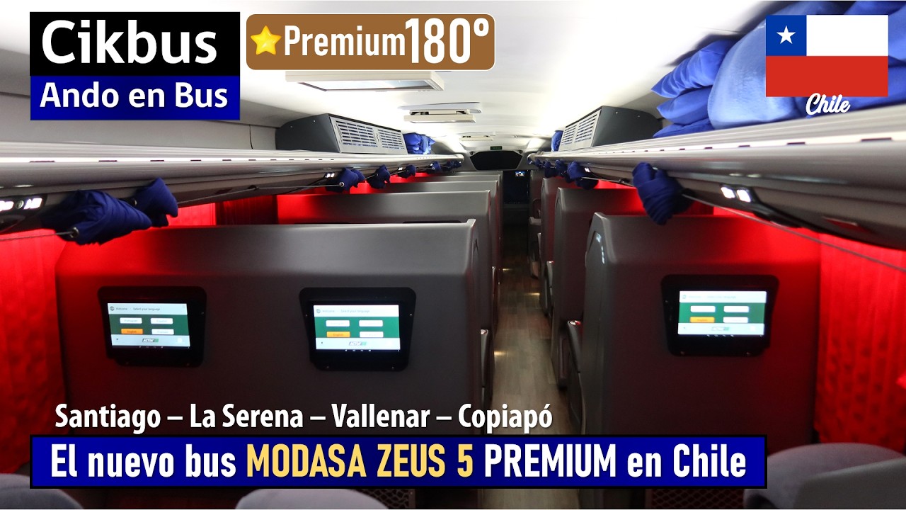 Путешествие на автобусе CIKBUS PREMIUM: САНТЬЯГО КОПИАПО (MODASA ZEUS 5)