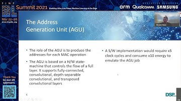 tinyML Summit 2021 Partner Session: Innovative and Convolutional-Friendly tinyML Architecture...