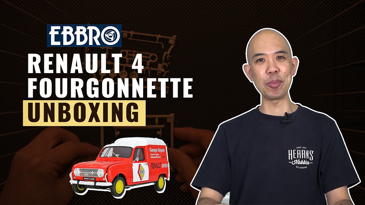 Ebbro | Renault 4 Fourgonnette Unboxing | #askHearns - YouTube
