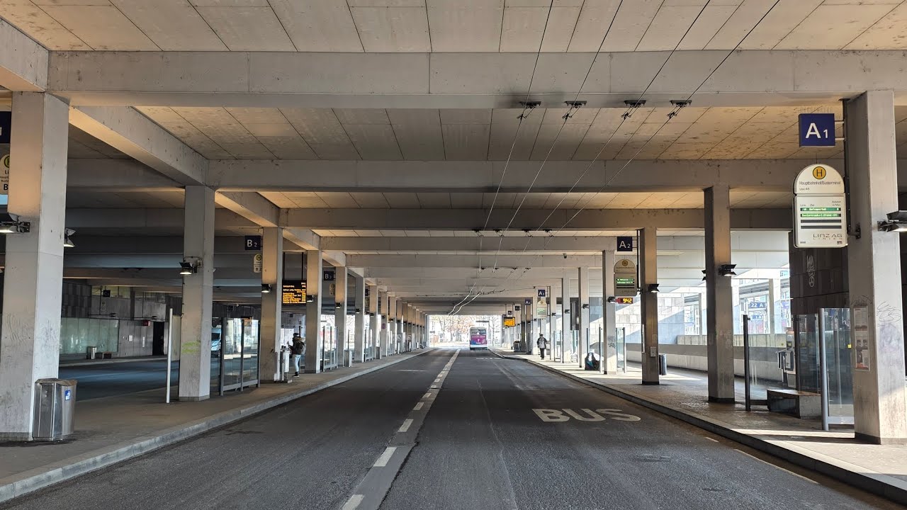 Der letzte Tag des alten Busterminals am Linzer Hauptbahnhof