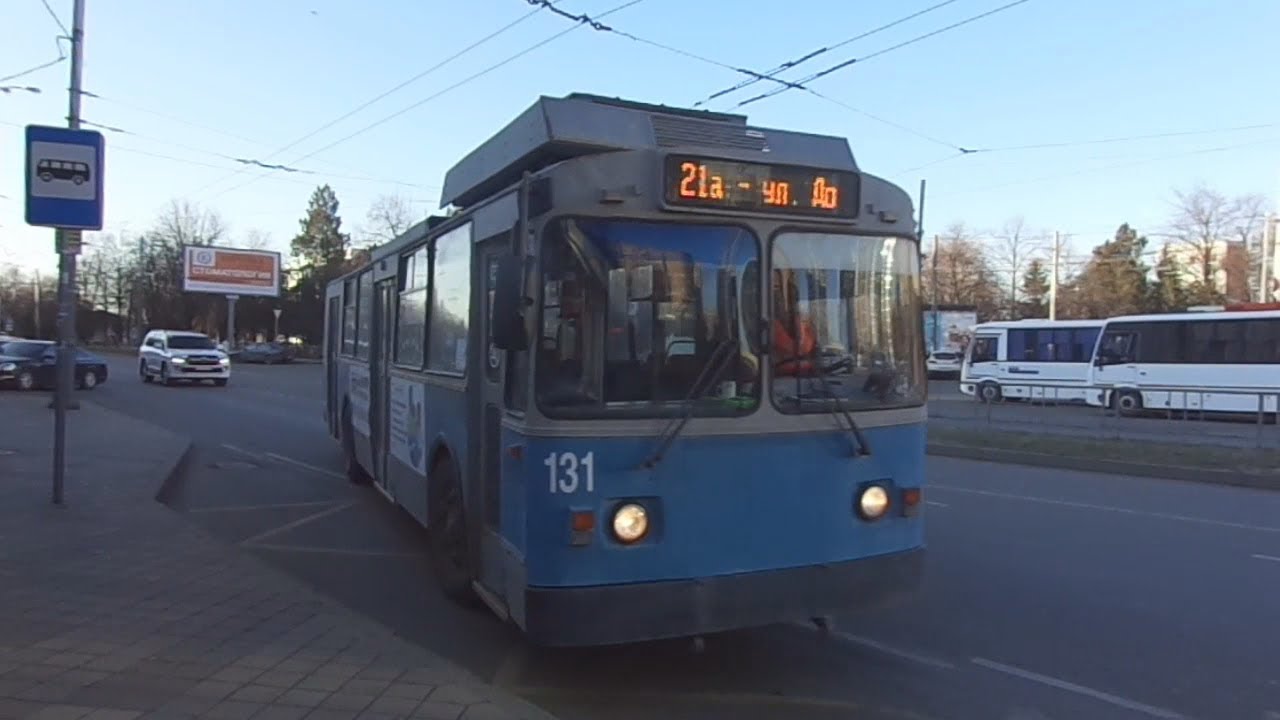 Троллейбусный маршрут №21 (Краснодар). Бальнеолечебница - Улица Домбайская