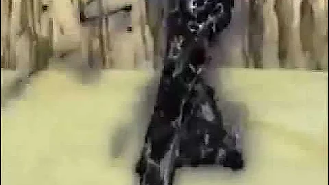 Naruto shippuden Darui jutsu - Raiton Kuropansa (雷遁・黒斑差)