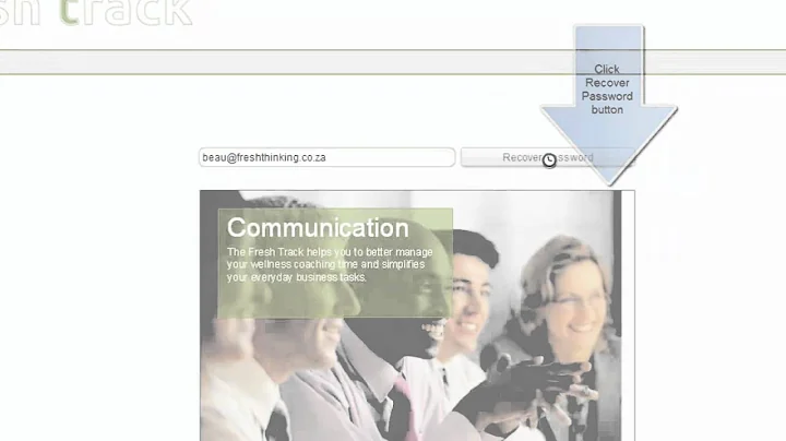 Fresh Track - Tutorial 3: Forgot Password