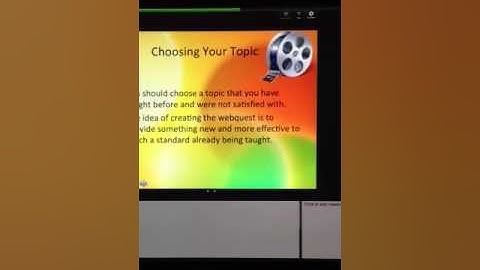 Creating a web quest