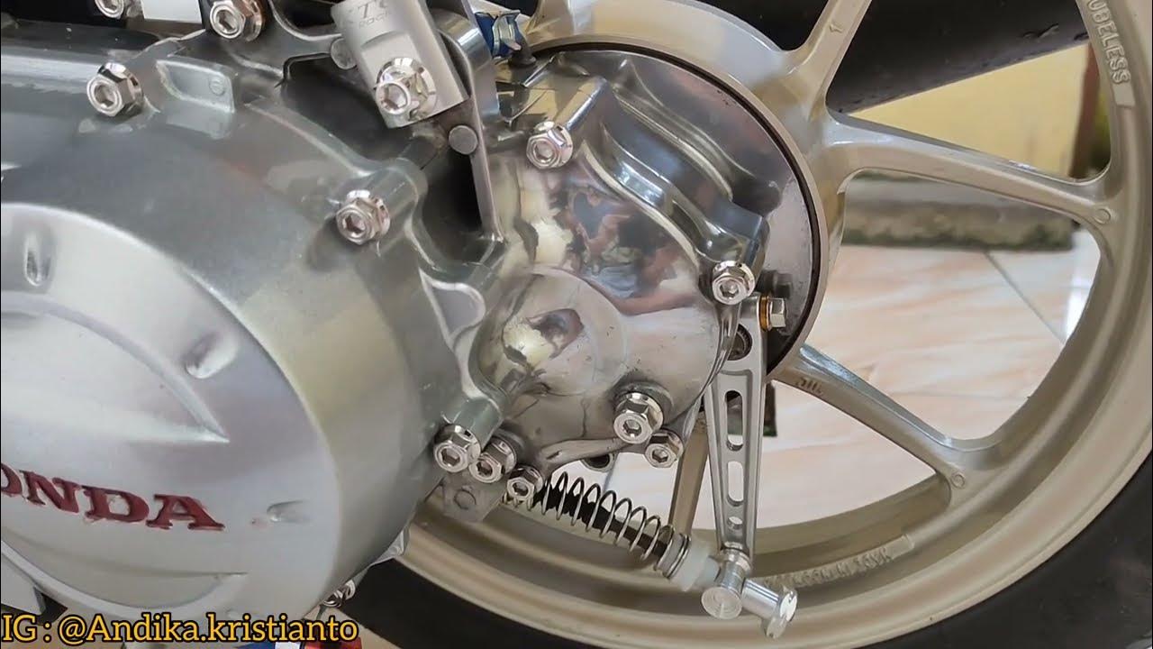 MODIFIKASI VARIO KARBU 110 CC PASANG PAHA REM DAN PER REM NUI RACING