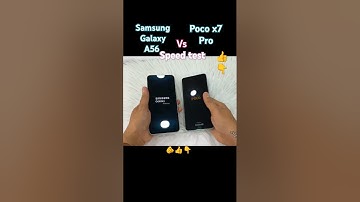 Samsung galaxy a56 vs poco x7 pro speed test@RabbitsVlog64#trollface#music#shortvideos