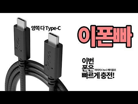 [araree] USB 3.1 C to C 케이블! 쾌적하게 슝~