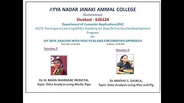 Day 2   AICTE ATAL Online   6 Days FDP   2025 26   IoT DATA ANALYSIS WITH PRACTICAL AND EXPLORATORY