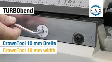 RAS TURBObend: CrownTool 10 mm | RAS TURBObend: CrownTool 10 mm