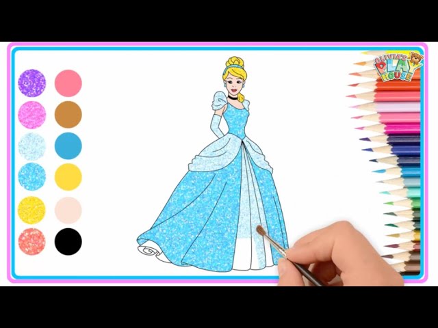 How to Draw Cinderella | Disney Princess Drawing | Easy Step by Step -  YouTube