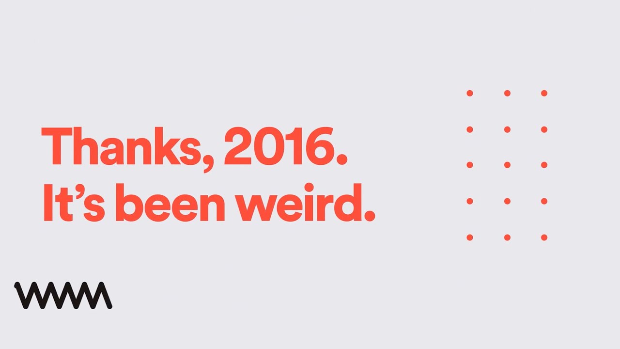 Spotify『2016 Wrapped』 - YouTube