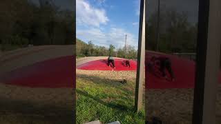 Koa Jumping Pillow 45 Year Old Woman Trying To Get Up To The Top