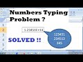 Numbers display Problem in Excel.[Fixed]