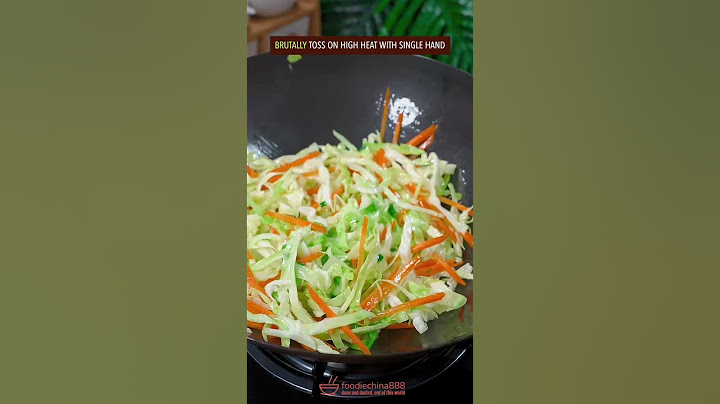 EASY & QUICK STIR-FRIED CABBAGE RECIPE #recipe #cooking #cabbage #chinesefood #vegetables