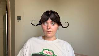 mustache bangs