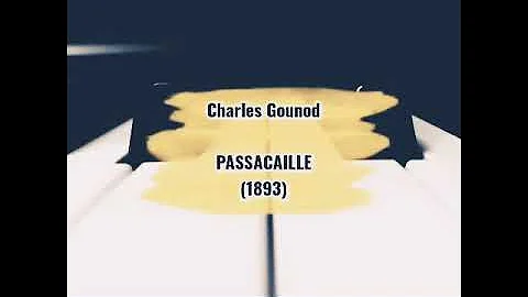 Charles Gounod - PASSACAILLE, Serenade pour deux p...