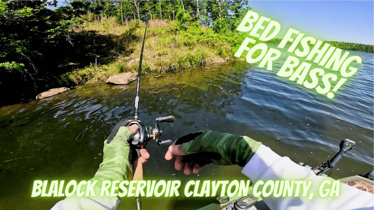 BED FISHING FOR BASS Blalock Reservoir, Clayton County Ga YouTube