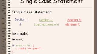ICS3U - Lesson 9 - Selection Structures