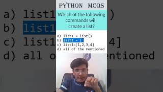 Quick Python MCQ Solved | Learn Python in One Minute #infytqmcq #infytq #shorts #python