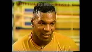 MIKE TYSON INTERVIEW BEFORE STEWART FIGHT 1990