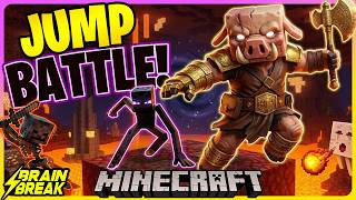 ⚡️ Minecraft Nether Brain Break ⚡️ Super Jump Battle ⚡️ Just Dance Challenge ⚡️ Coach W