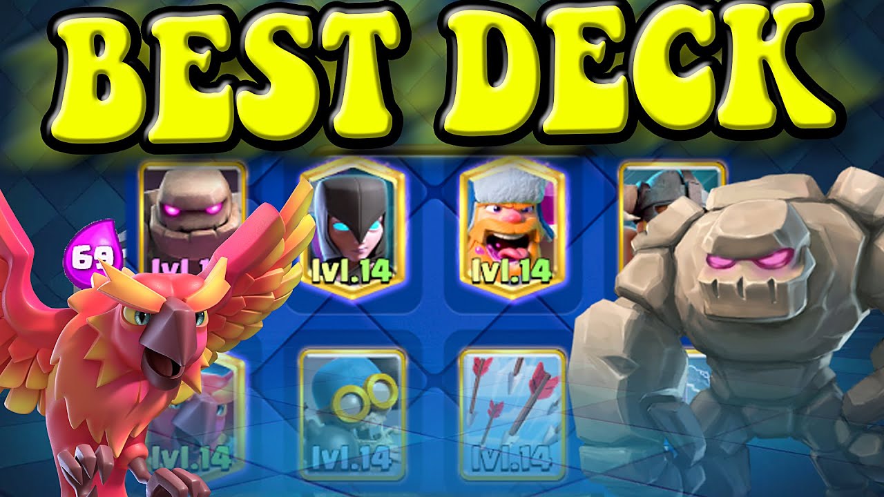 Coltonw83 on X: The Best Golem Deck! Watch here:   @RoyaleAPI Deck Stats:  Thumbnail: @Youssuf_YT   / X