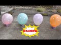 waow! meletuskan balon air warna warni