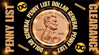 HUGE Dollar General Penny List \& AWESOME Clearance Updates!!