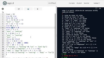 CS101 Ruby - Session 3 Part 2 - Boolean and Operators