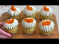 Апельсиновые Капкейки Рецепт десерт. Orange Cupcakes with Cream \ Вкусные доступные рецепты десерты