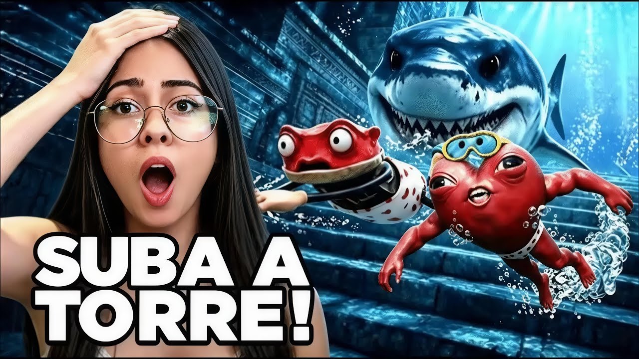 SOBREVIVA NESSA TORRE DO TUBARÃO… DEU RUIM 😱 (NÃO CHORAXX)