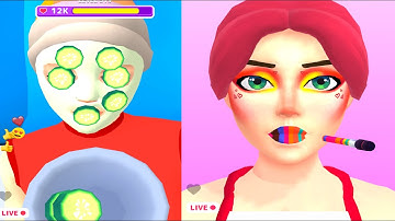 Makeover Race 💄💄 All Levels Gameplay Walkthrough Android, İos NEW UPDATE