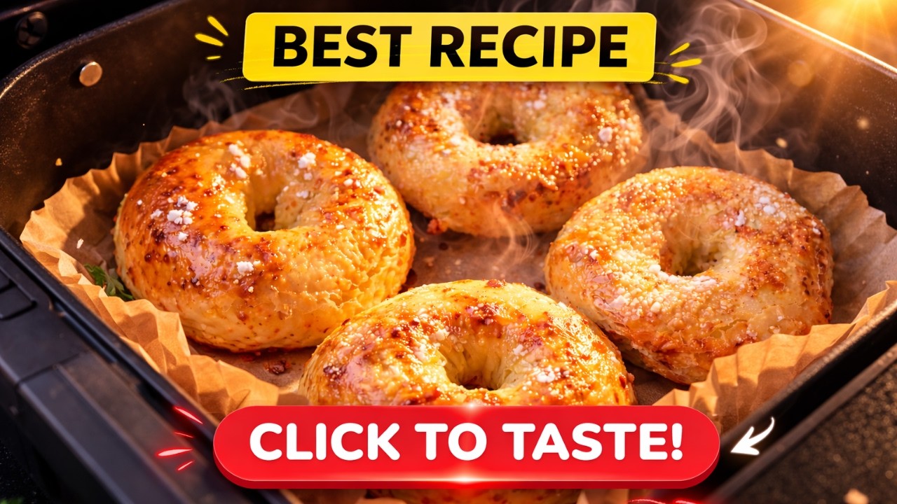 How to make BAGELS in Air Fryer? 