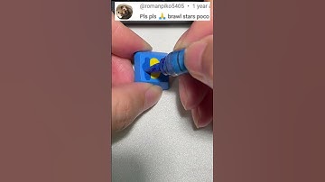 Drawing  Brawl stars poco on the keyboard #shorts #diy #art #tiktok #trending #customkeys