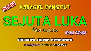 Download Lagu SEJUTA LUKA - KARAOKE DANGDUT KOPLO | NADA CEWEK MP3