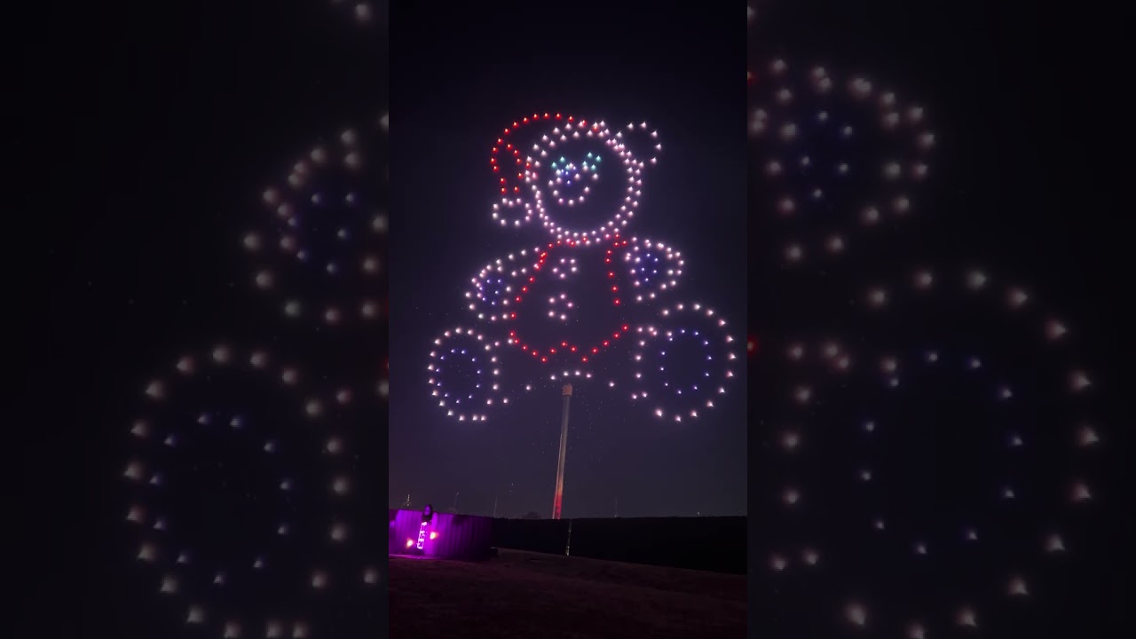 Busch Gardens drone show and fireworks new years 2026
