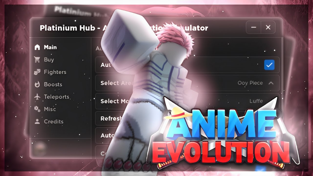 Anime Evolution Simulator: Auto Kill Mob, Auto Click, Magnet Scripts