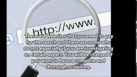 How to Perform a Self Background Check