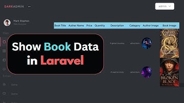 Show Book Data in Laravel | Laravel Library Management System Project Tutorial