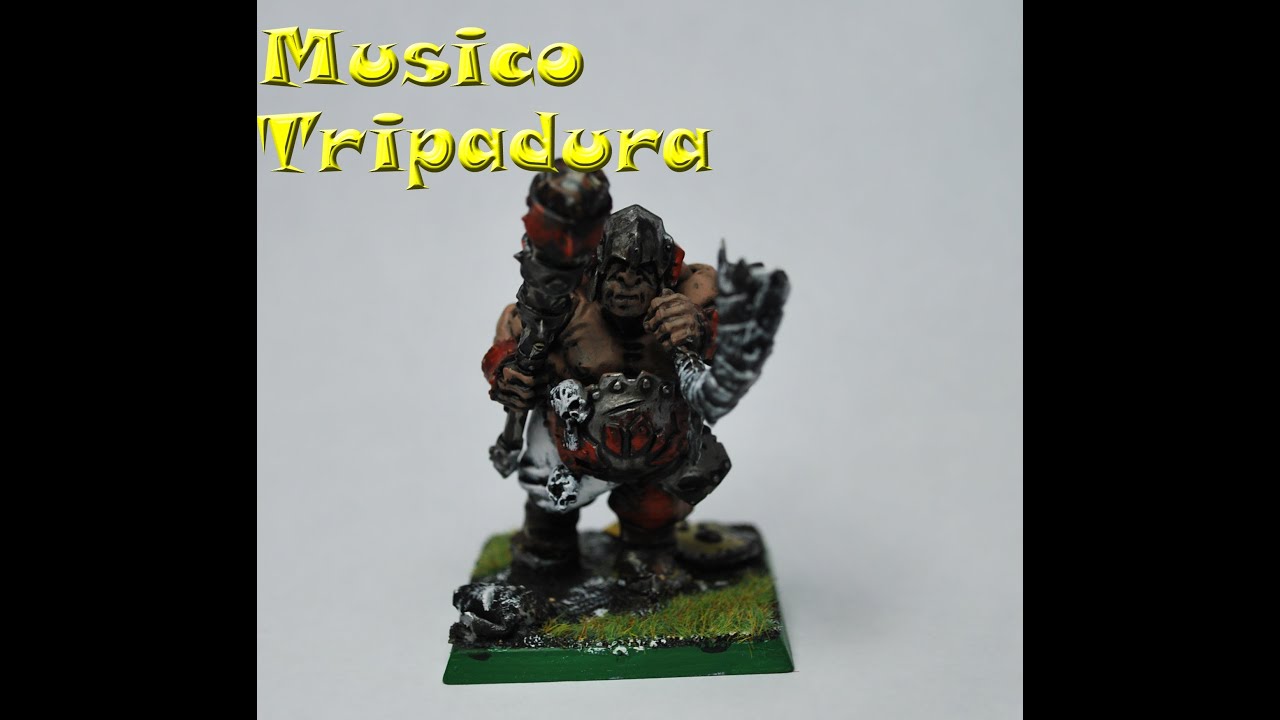 Guia/Tutorial para pintar un Musico Tripadura de los Reinos Ogros Warhammer