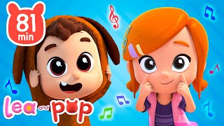 Cabeza, hombros, rodillas y pies 🙆‍♀️💪🦶🏼 y más música para bebés - Canciones infantiles de Lea y Pop