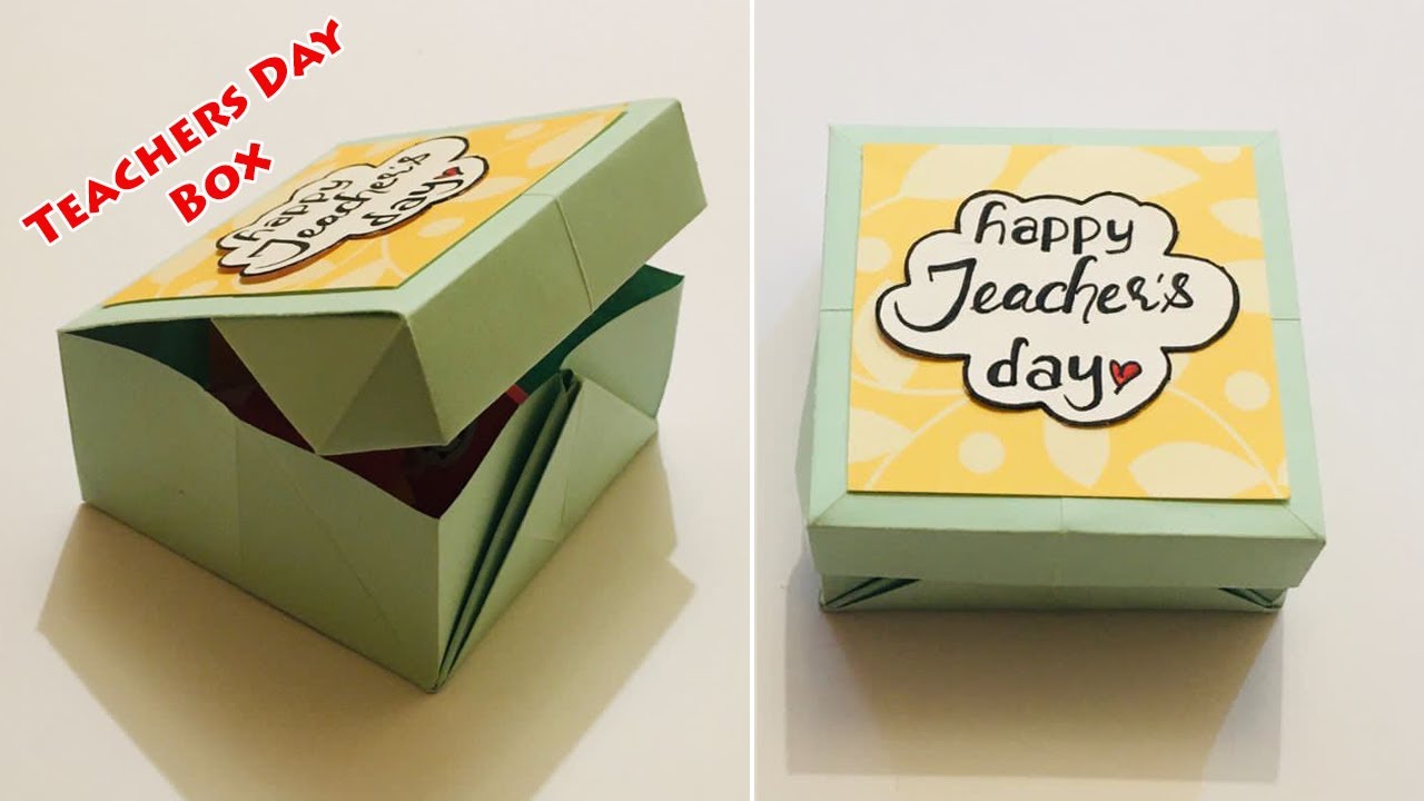 Teacher Day Box Card Idea Teachers Day Greeting Card Latest Design