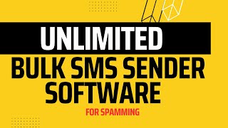 New Unlimited Bulk Sms Sender Software for Spamming( 2023) screenshot 4