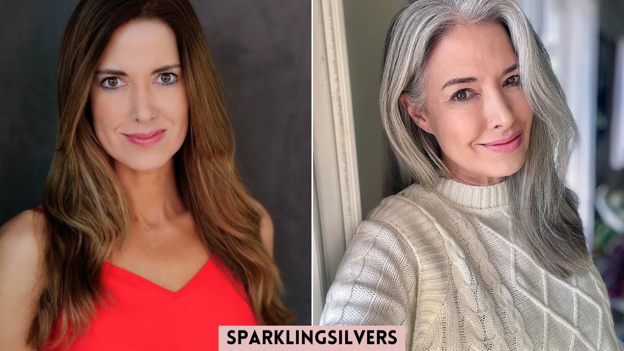 Stunning Gray Hair Before and After Pictures That Inspire || SPARKLINGSILVERS