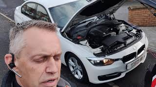 Diagnostic Consultation and Engine Carbon Clean on a BMW 320i petrol (2013 - 52,440 miles)