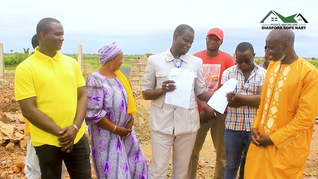 Visite et remise papier de terrain🤗 ( cité diaspora route de Tivaouane région de Thiès au Sénégal )
